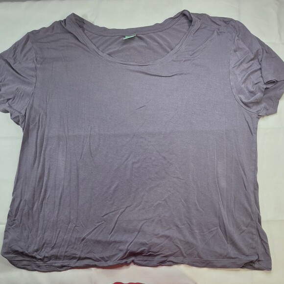 Honeydew Intimates Tops - Honeydew Short Sleeve Scoop Neck T-Shirt Grey Size XXL SKU 0320